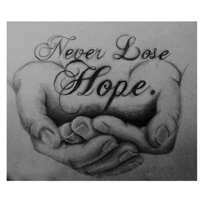 

Diy 5D Diamond Painting Never Lose Hope Embroidery Home Decorative Cross Stitch