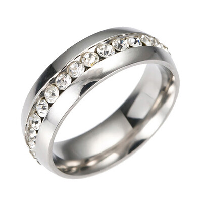 

Titanium Diamond Ring Jewelry Diamond High Ring Ring Plated Diamond Ring