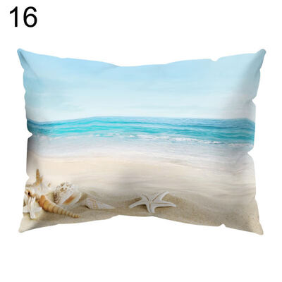 

Fresh Starfish Shell Throw Pillow Protector Case Cushion Cover Bedding Articles