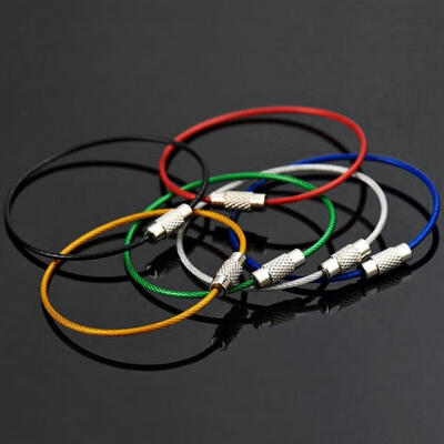 

Multifunctional PVC Stainless Steel Wire Circle Steel Wire Ring Steel Wire RopeA Set With Six Colors