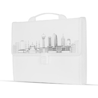 

MAOTAIZI Portable Accordion Expanding File Folder Document Organizer Portfolio Holder 13 Pockets A4 Size Large Capacity with Handl