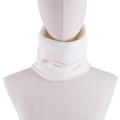 

Men Women Ribbed Knit Ring Scarves Furry Faux Fur Solid Color Winter Tube Snood Scarf Neck Warmer Neckerchief