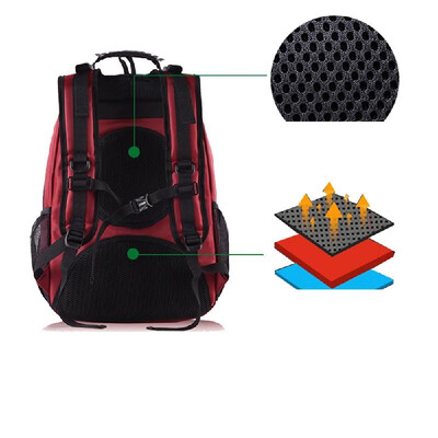 

Solar Power Outdoor Charging Backpack with USB Port Waterproof Breathable Travel Bag Wear-resisting Large Capacity Backpacks