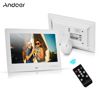 

Andoer 7 Inch IPS HD Screen 1024600 Digital Photo Frame Digital Album Support Music Video Playing Clock Alarm Calender Functions