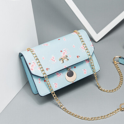 

Summer inssen single shoulder girl chains Korean version of Baitao Chain girl oblique Bag students