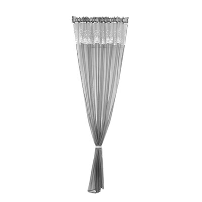 

Gobestart Leaves Sheer Curtain Tulle Window Treatment Voile Drape Valance 1 Panel Fabric