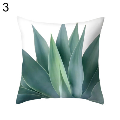 

Summer Fresh Leaves Cactus Flamingo Pillow Case Cushion Cover Sofa Bed Car Decor
