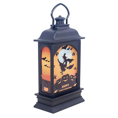 

Halloween Flameless Candle Light Decorative Hanging Lantern Battery Powered Table Lamp Holiday Theme Party Decor