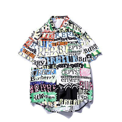 

Tailored Mens Summer Fashion Shirts Casual Short Sleeve Beach Tops Loose Casual Blouse