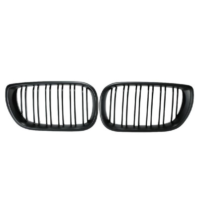

One Pair Car Matte Black Front Grille Grilles for BMW E46 4 Door 2002-2004