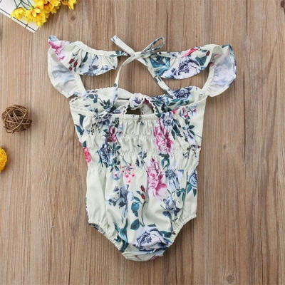 

Lovely Newborn Infant Baby Girl Floral Bodysuit Romper Jumpsuit Outfits Sunsuit