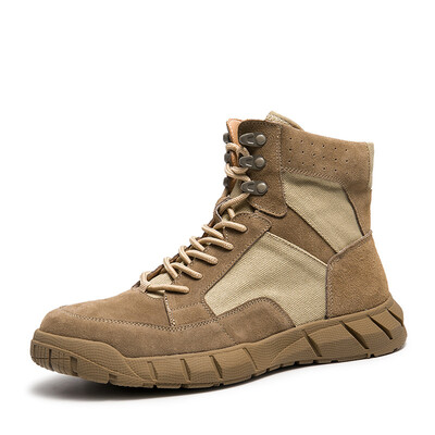 

Mens boots leather Martin boots high to help Martin shoes trend fashion rivets casual wild retro