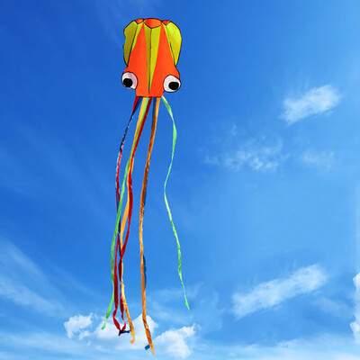 

Siaonvr Large Octopus Long Tail Beach Kites-Perfect Toy for Kids&Adults Outdoor Game
