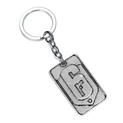 

Rainbow Six Siege Game Perimeter Alloy Necklace & Key Buckle Cool Hot