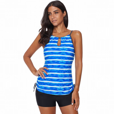 

Womens Swimwear gather slim sexy split swimsuit