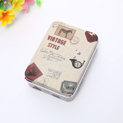 

Toponeto Travel Cosmetic Case Organizer Storage Cartoon Tinplate storage