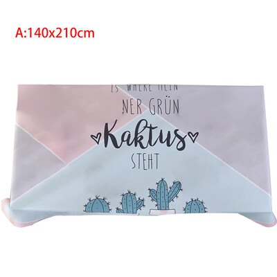 

Toponeto Tablecloth Home Decoration Rectangular Polyester Table Cloth Full Size