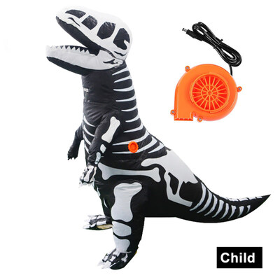 

Adult Kids Dinosaur Tyrannosaurus Inflatable Fancy Cosplay Costume with Air Pump