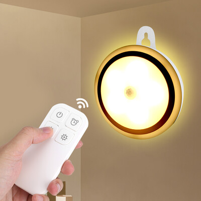 

Wireless 5 LED Night Light Remote Control Lamp for Hallway Cabinet Closet Wireless Night Light Cabinet Light