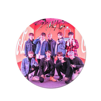 

KPOP Stray Kids Same paragraph Personalized Round Tinplate Badge Super Cute Bag Pendant Boys Girls Accessories Hot Gift for Fan