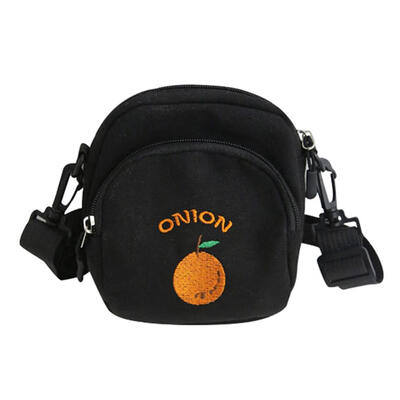 

Canvas Messenger Bags Shoulder Fruit Print Crossbody Women Girls Small Bags