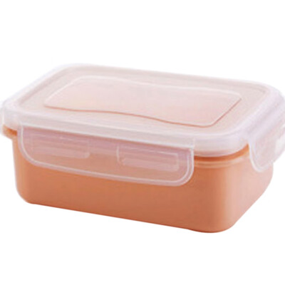 

Bento Box Lunch Plastic Storage Box Rectangular Round Sealed Kitchen Storage Box