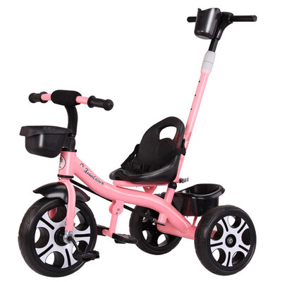 

Childrens tricycle 1-3-2-6 years old large childs car babys babys 3-wheeler bicycle stroller