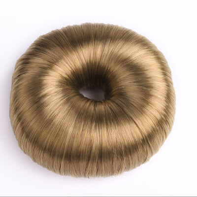 

〖Follure〗Hot Women Synthetic Fiber Hair Bun Donuts Ring Blonde Hair Extension Wig