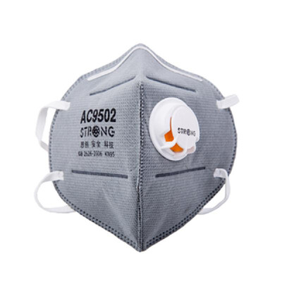 

10Pcs STRONG ST-AC9502L Particulate Respirator KN95 with Exhalation Valve Activated Carbon Anti-Haze Dust Mask Against PM25 Prote