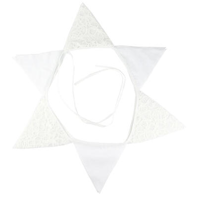 

12 Flags 32m Butterfly Lace Flag Pennant Wedding Birthday Party Decor