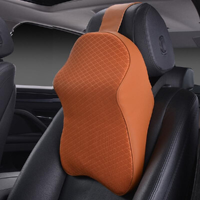 

Car headrest neck pillow pillow car pillow cervical pillow Mercedes head pillow car seat pillow memory cotton Cayenne lumbar