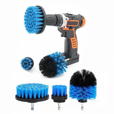 

Tile Grout Power Scrubber Cleaning Drill Brushes Tub Cleaner Combo Kit Household