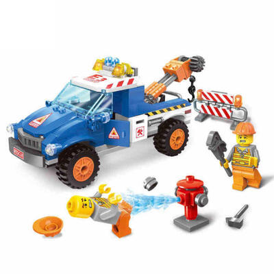 

Enlighten 1109 City Series 207PCS DIY Wrecker Vehicle Building Blocks For Kid Compatible With Lego City