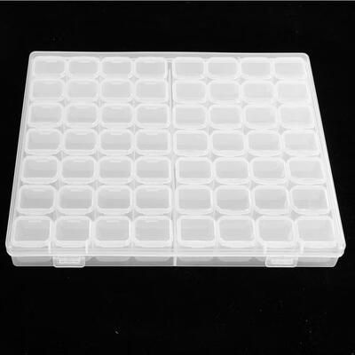 

Greensen 56 Slots Desktop Nail Polish Art Storage Box Case Organizer Jewelry Accessories Container