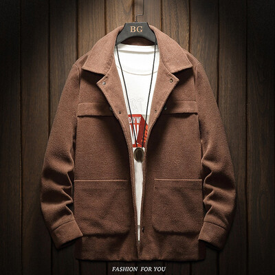 

Gobestart Mens Casual Trench Coat Fashion Long Sleeve Slim Overcoat Jacket Outwear