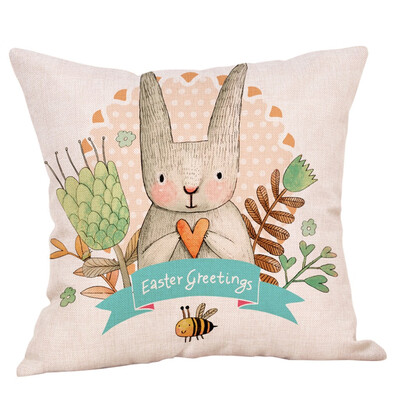 

Gobestart Cotton Linen Pillow Case Car Sofa Bed Waist Throw Cushion Cover Home Decoration