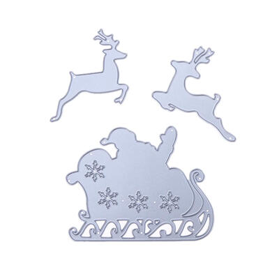 

3pcs Old Man Deer Cutting Dies for DIY Scrapbook Emboss Metal Craft Stencil
