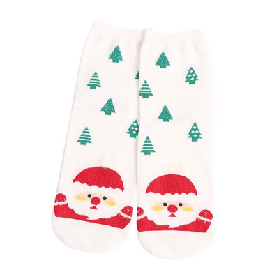

Autumn Winter Warming Breathable Christmas Santa Claus Deer Bear Snowman Adult Cotton Cartoon Socks