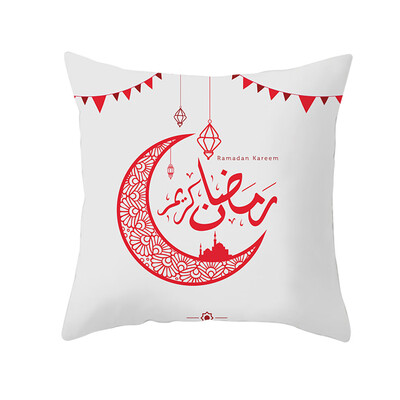 

Siaonvr Muslim Ramadan Pattern Polyester Cushion Cover Pillow Case Home Decor