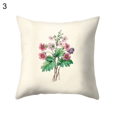 

Fresh Flower Leaf Pillow Case Cushion Cover Sofa Bed Car Cafe Office Decoration