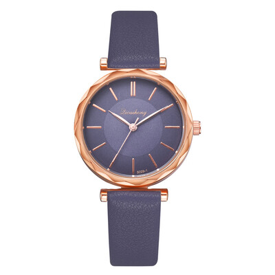 

Womens casual quartz watch Korean version of noble solid color student trend quartz watch trendy wild jewelry watch