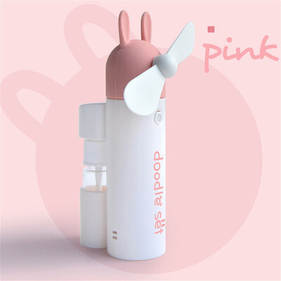 

〖Follure〗Mini Handheld Fan Mist Spray Fan Air Water Bottle Cooling Misting USB Powered