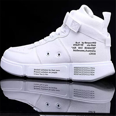 

Ribbon High-top Shoes Shoes White Shoes Sports Casual Shoes Outdoor Shoes