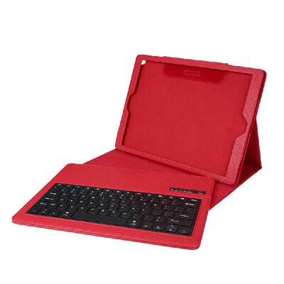 

129in Wireless Keyboard Removable PU Leather Cover Slim Protective Case For iPad Pro