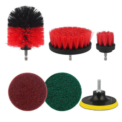 

6 Pcs Drill Brush Attachment Set All Purpose Power Scrubber Cleaning Cleaner Kit