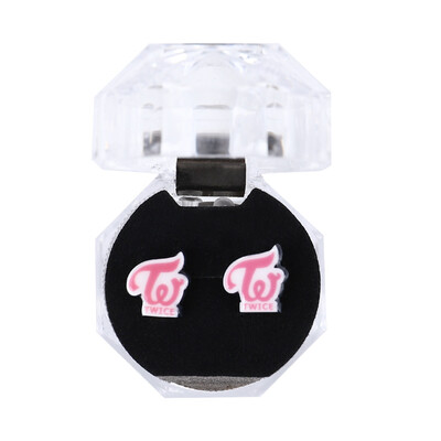 

Kpop BTS Blackpink GOT7 Earrings Plastic Resin Ear Studs Women Men simple chic jewelry1 Pair