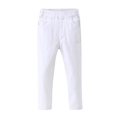 

Autumn Solid Color Children Elastic Casual Pants Cotton Bottoming Trousers