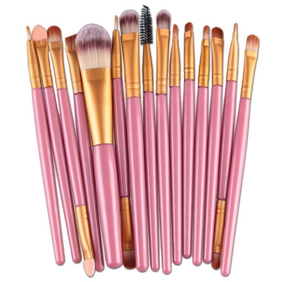 

15pcs Eye Shadow Makeup Brush Set Eyes Make Up Eyebrow Cosmetic Brushes