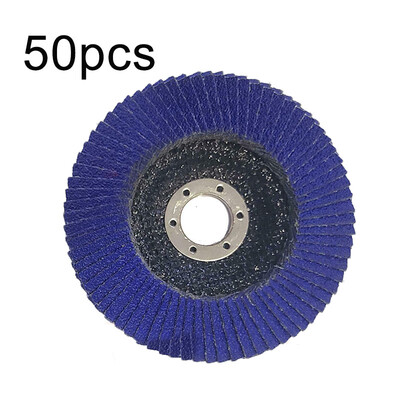 

50PCS Polishing Angle Grinding Wheels Flap Disc For Metal 4 Inch Grit 80