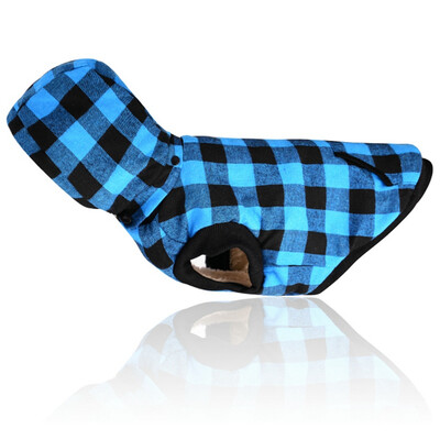 

Autumnwinter Dog Coat Simple Lattice Pattern Thickening Warm Dog Clothes for Medium&Big Dog Pets Supplies Pet Product